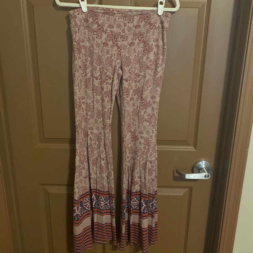 Bohemian Free People Palazzo Pants